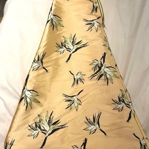 Patterned midi skirt